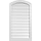 Ekena Millwork Arch Top Surface Mount PVC Gable Vent: Non-Functional, w/2"W x 1-1/2"P Brickmould Frame, 20"W x 34"H GVPAR20X3402SN - alternate 1